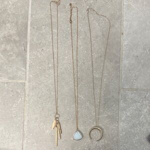 Three necklaces from Francesca’s